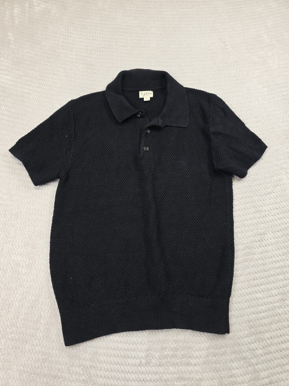 J Crew Shirt Mens Small Short Sleeve Knit Sweater Pullover